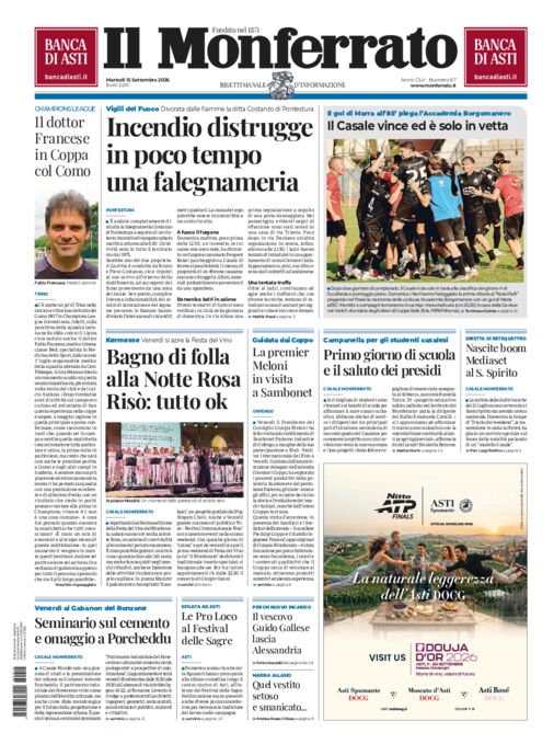 Il Monferrato - Edizione 67 del 15/09/2026